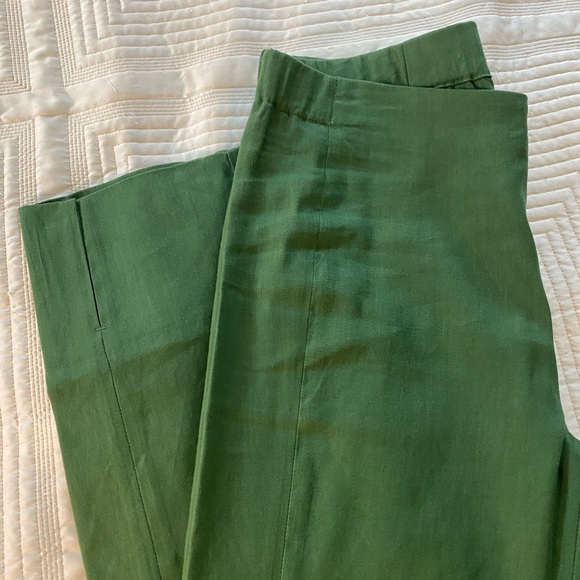 J.Jill Linen Stretch Cropped Pants, small - Picture 6 of 7